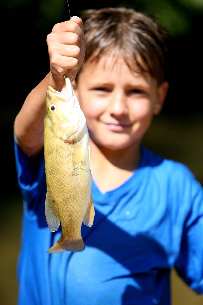 Boy Caught a FIsh